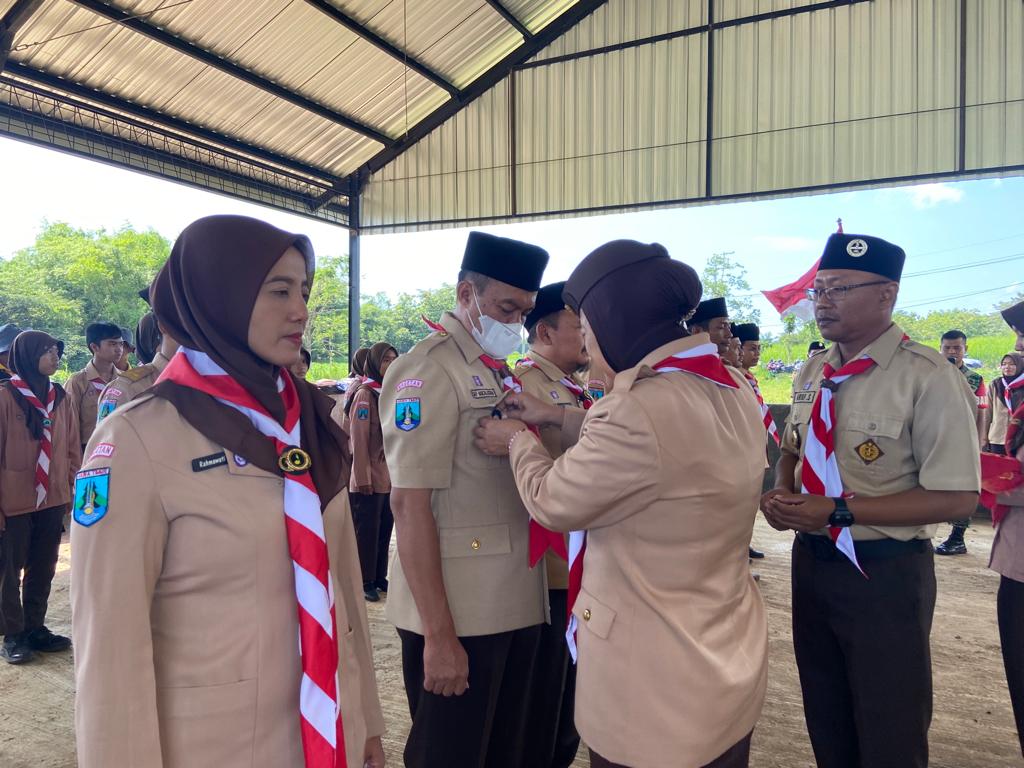 Ketua Kwarcab Magetan Lantik Mabi dan Pinsaka Kalpataru Tingkat Cabang Magetan Masa Bakti 2022-20227