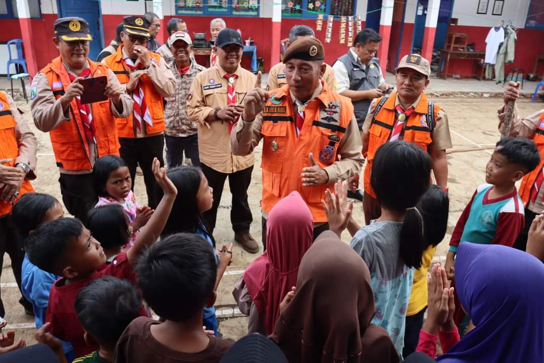 Sukses Bakti Pramuka Jawa Timur Peduli Cianjur, Ketua Kwarda Jatim : Teruslah Berbakti Tanpa Henti