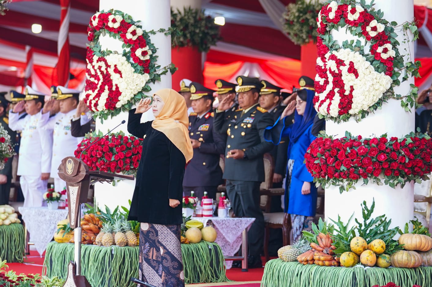 Momen Hari Lahir Pancasila 2023, Gubernur Khofifah Ingatkan Pancasila Adalah Perekat Kebhinekaan