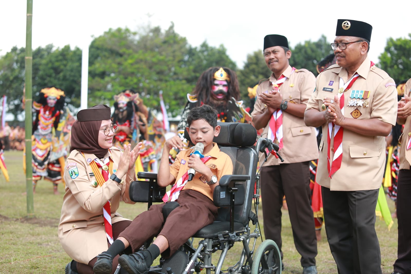 Puncak Peringatan Hari Pramuka ke-62 Tahun 2023 Kwarcab Banyuwangi: Apel Megah di Hadapan Bupati Ipuk Fiestiandani