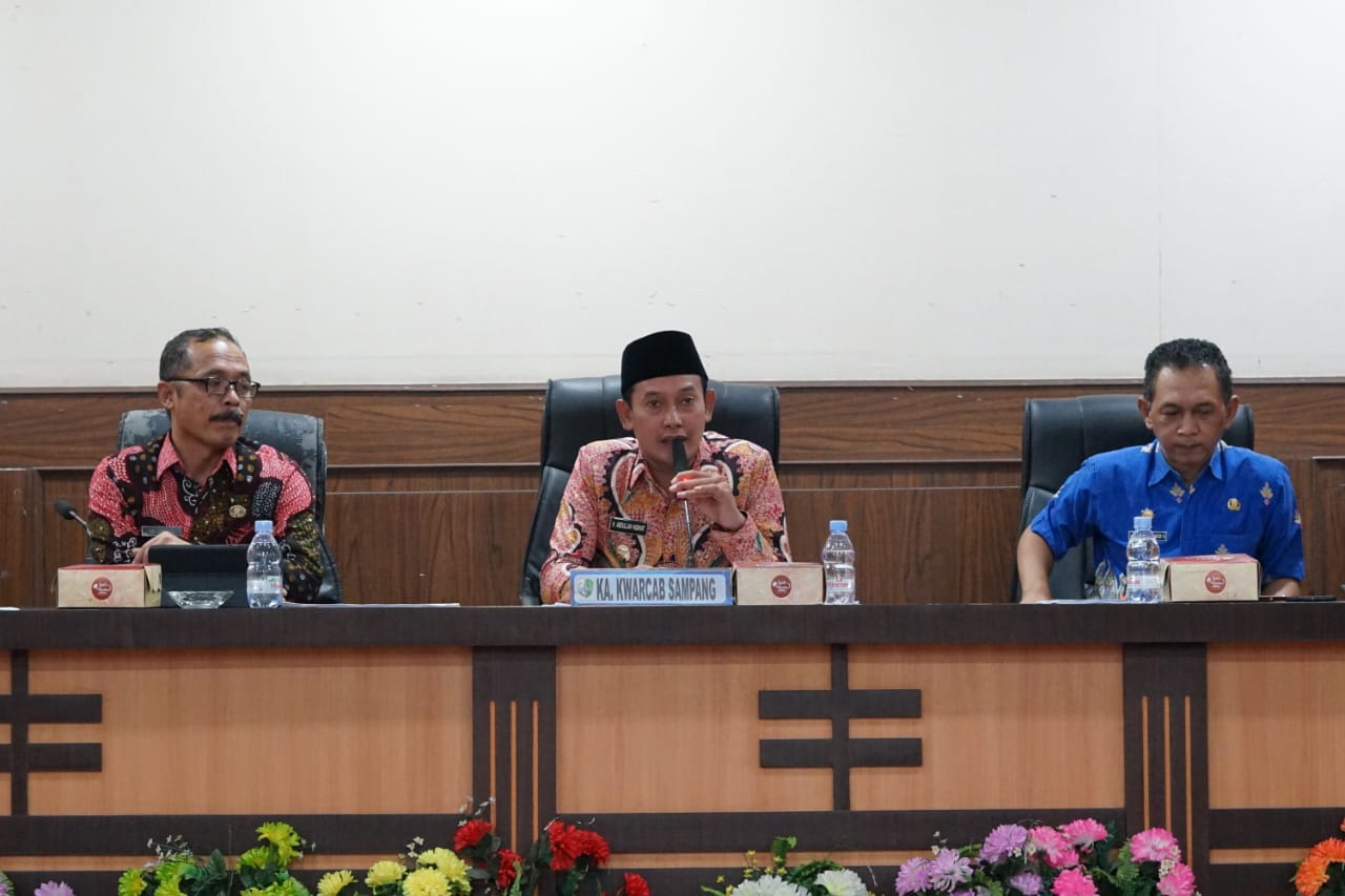 Ka Kwarcab Sampang Pimpin Rapat Persiapan Jamcab III Sampang 2023