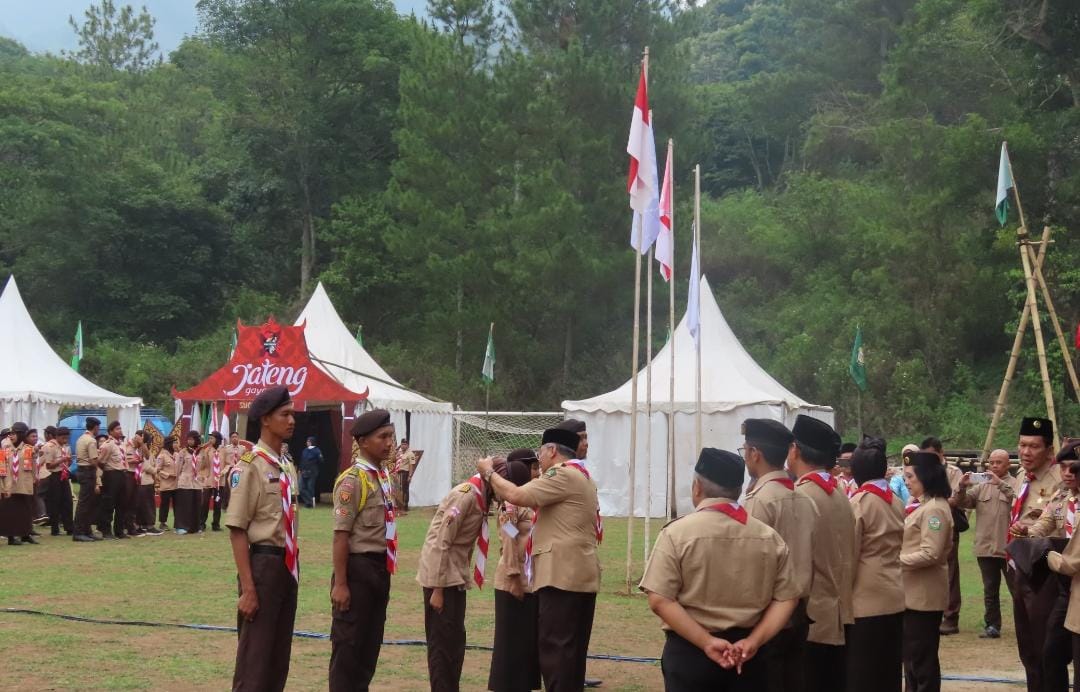 Upacara Pembukaan Perkemahan Bakti Saka Kalpataru dan Saka Wanabakti Regional Jawa 2023