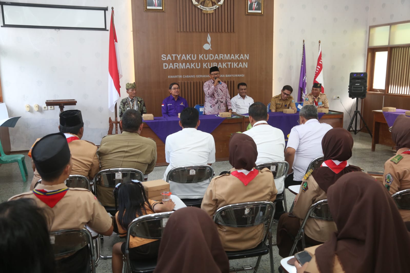 Wabup Lepas 18 Anggota Saka Wanabakti Banyuwangi untuk Ikuti Pertikawan Regional Jawa 2023