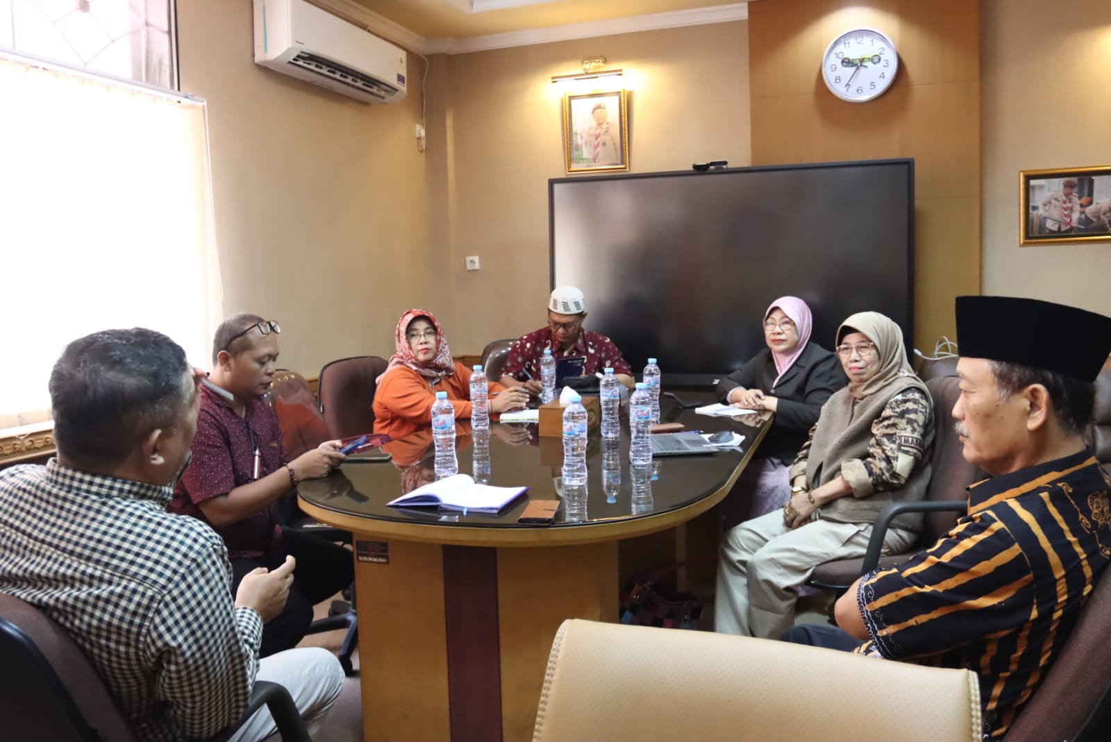 Pimpinan Kwarda Jatim Terima Kunjungan Pusdiklatcab Nganjuk Perkuat Keorganisasian