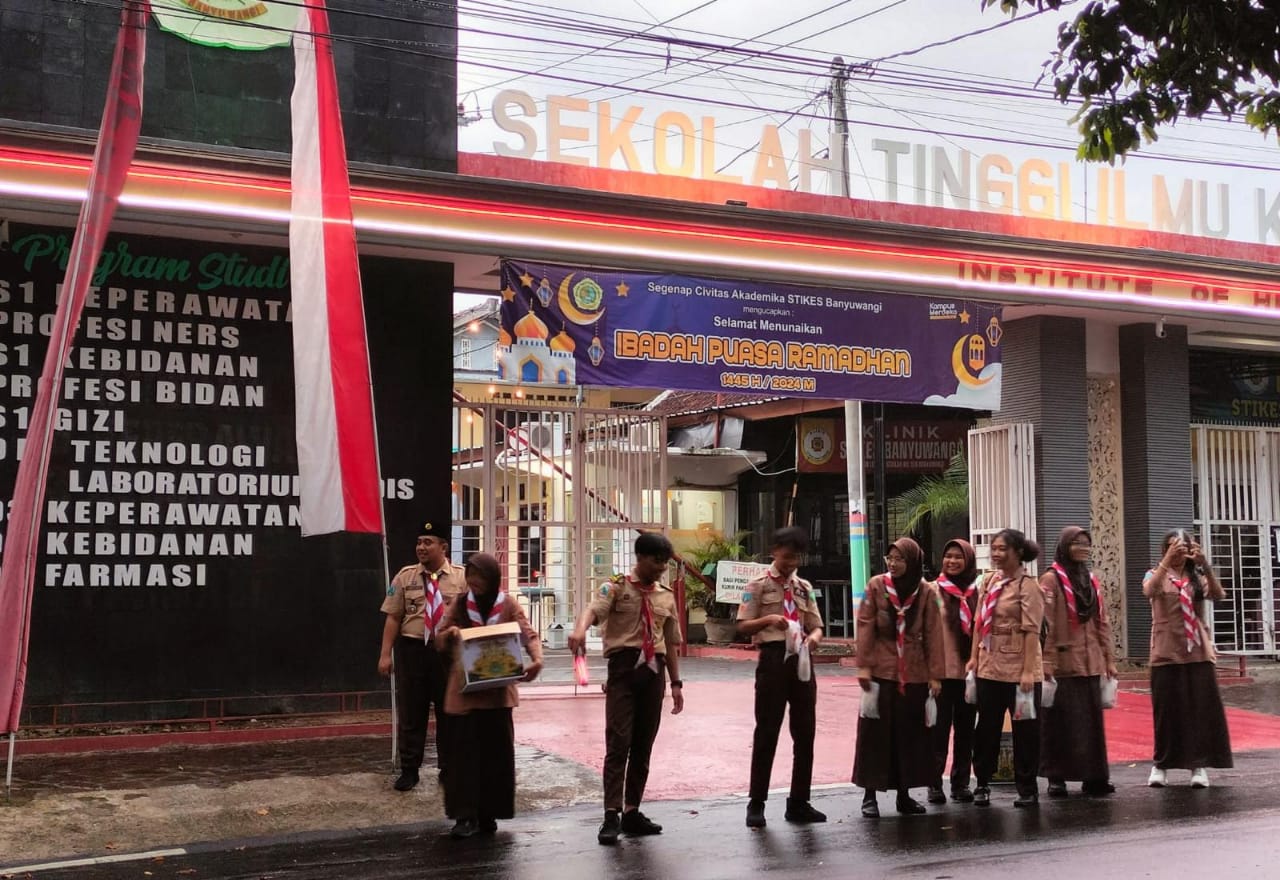 Saka Bakti Husada Stikes Banyuwangi Sukses Gelar Implementasi Krida Bina Gizi