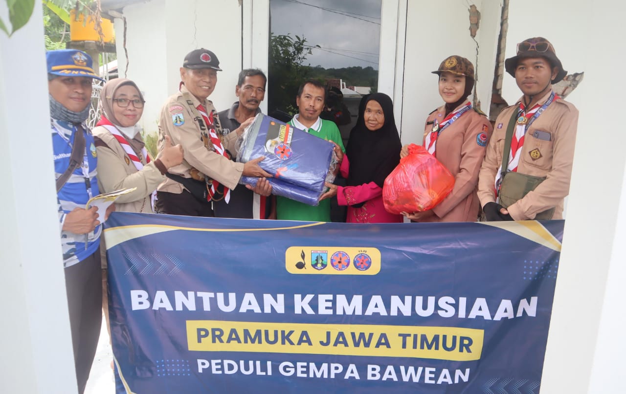 Kwarda Jatim Salurkan Bantuan Kemanusiaan Gempa Bawean