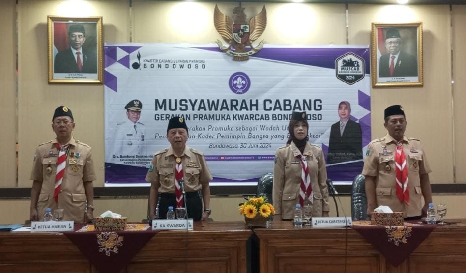 Musyawarah Cabang Gerakan Pramuka Bondowoso Dorong Inovasi Pendidikan Karakter