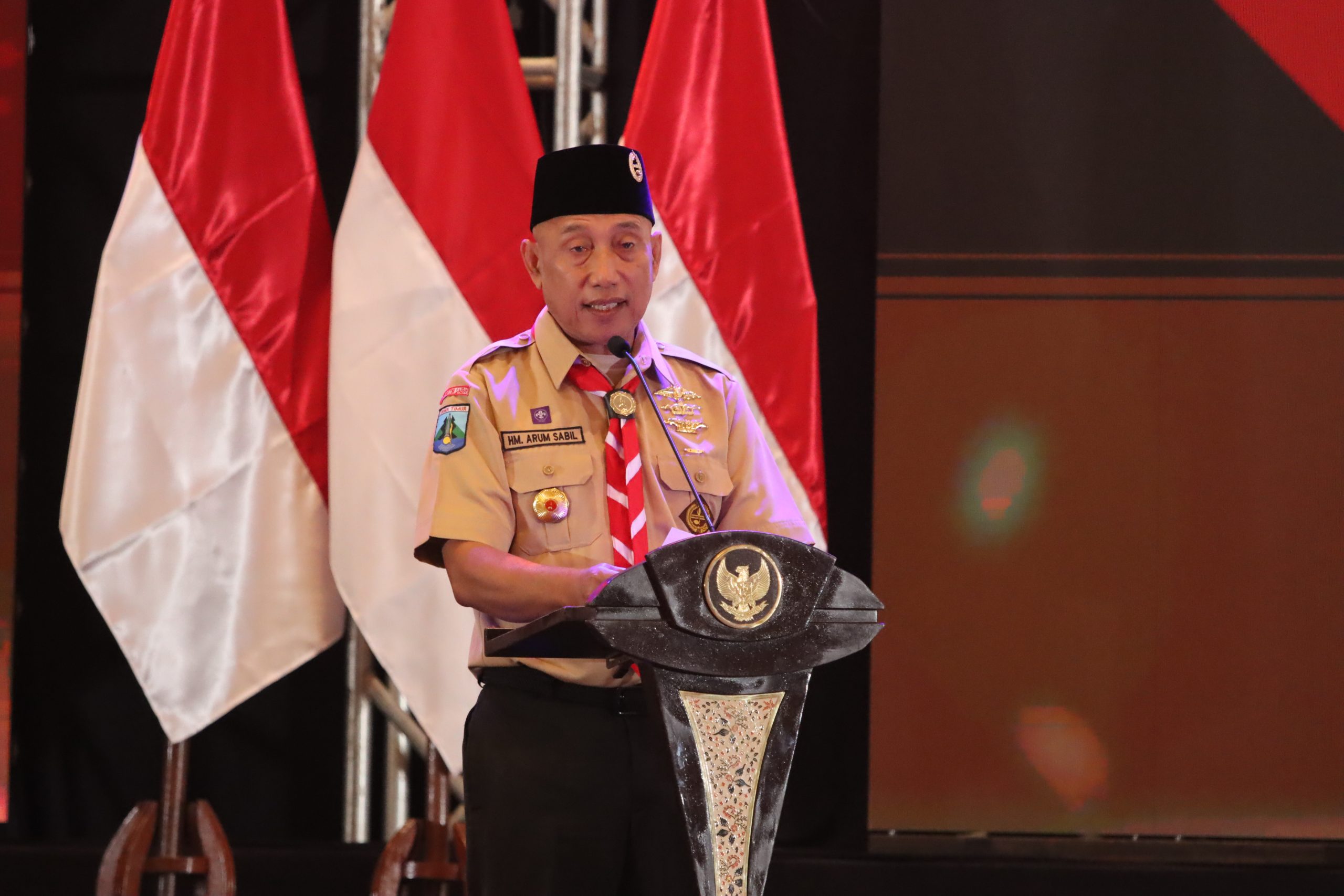 Ketua Kwarda Jatim : Peran Aktif Pramuka Jatim Atasi Kebencanaan di Indonesia