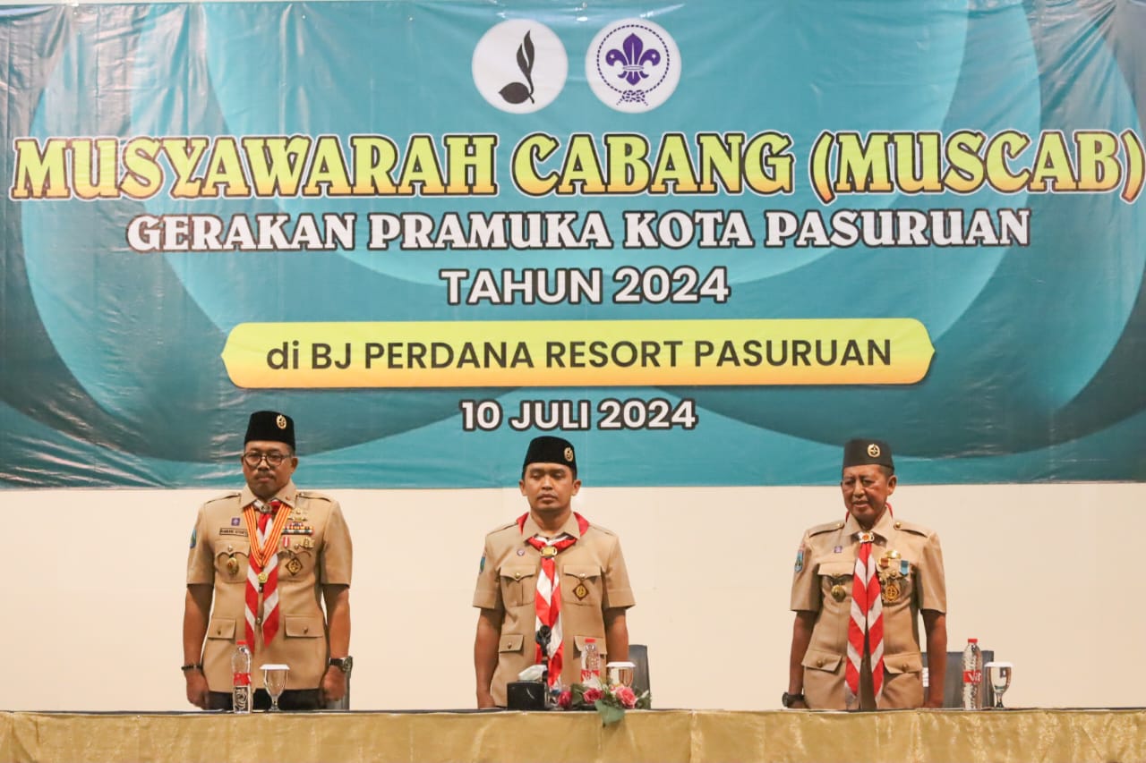 Musyawarah Cabang Gerakan Pramuka Kota Pasuruan Dorong Program Kolaborasi Dengan Program Pemerintah
