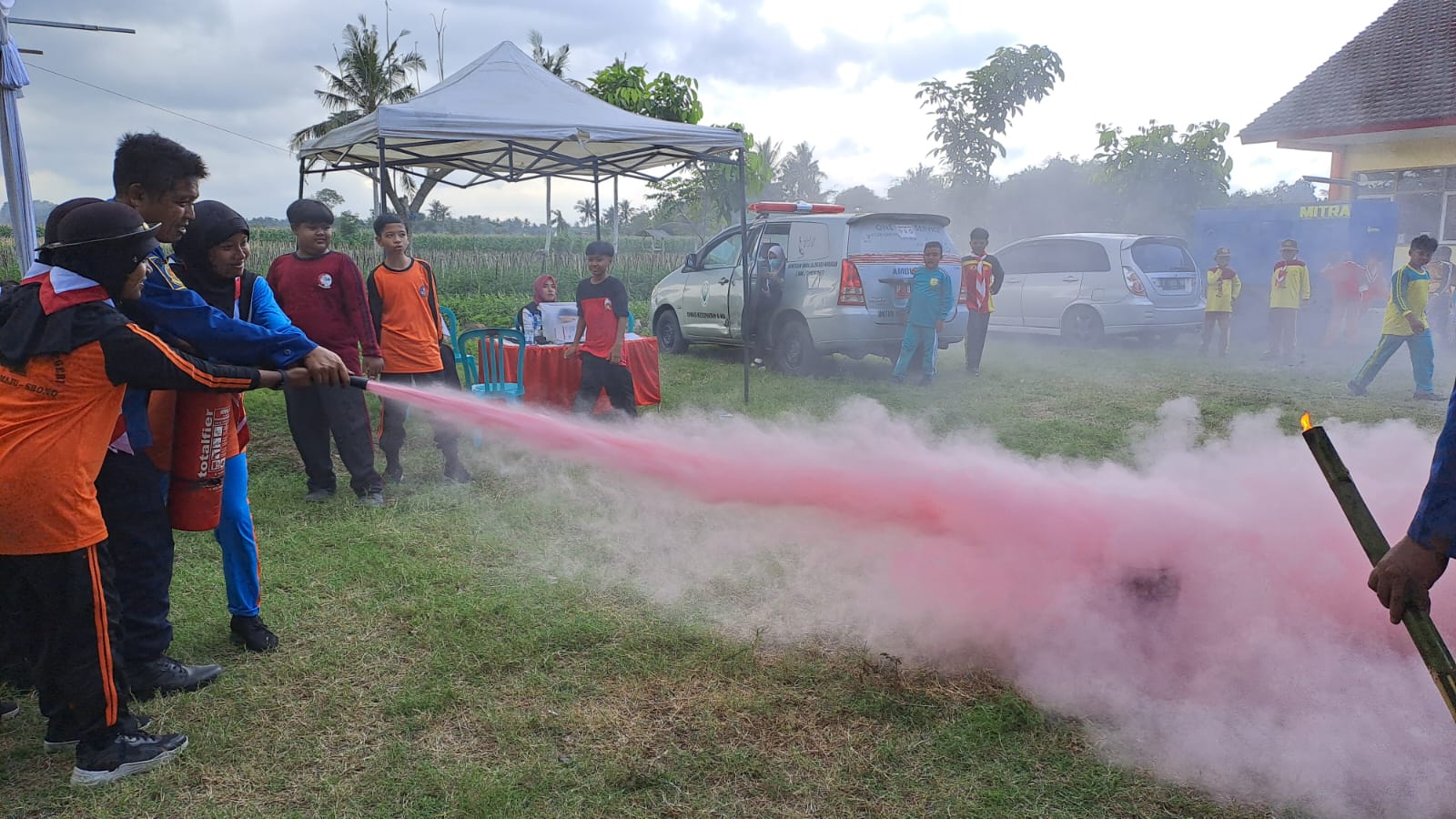Libatkan BPBD hingga Damkar, Kwarran Srono Siapkan Penggalang Tangguh
