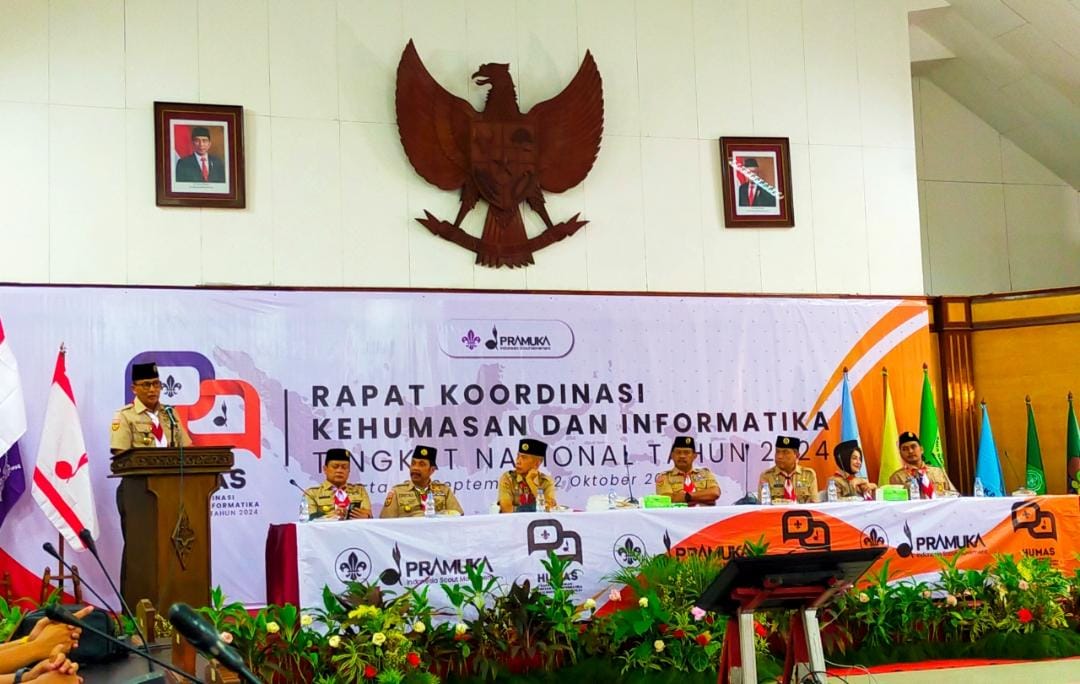 Ketua Kwarnas Buka Acara Rakor Kehumasan dan Informatika Tingkat Nasional, Pramuka Jatim Peroleh Penghargaan APR Scout Photo Contest