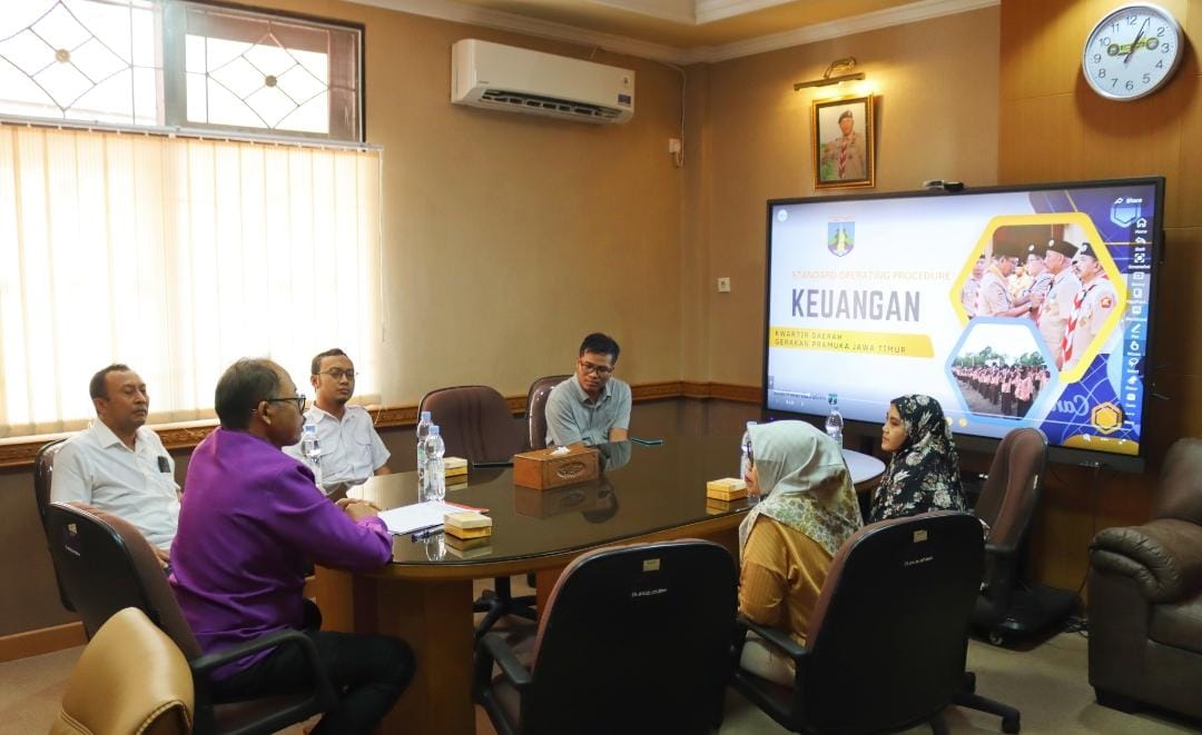 Kwarda Jatim Terima Kunjungan Kerja Kwarda Kalimantan Timur Susun SOP Bidang Keuangan