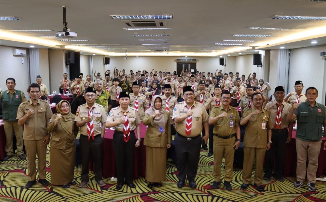 Sukseskan Program Pendataan KTA Nasional Ayo Pramuka Kwarnas, Dispora Jatim Selenggarakan Bimbingan Teknis