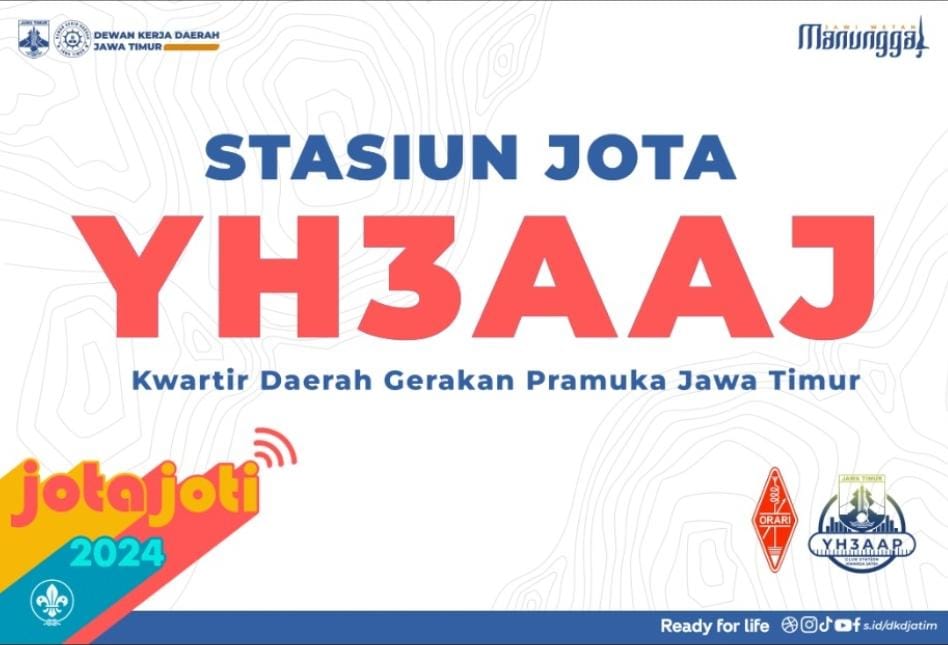 YH3AAJ Call Sign Jota Kwarda Jawa Timur, Siap Sukseskan Jambore On The Air Tahun 2024