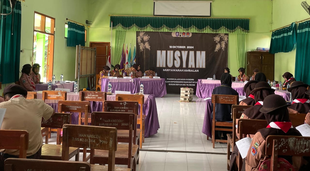 Gerakan Pramuka Pangkalan MAN 4 Kediri Sukses Selenggarakan Musyawarah Penegak Tahun 2024