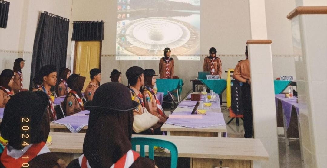 Pramuka SMAN 1 Pare Sukses Selenggarakan Musyawarah Penegak, Lahirkan Berbagai Program Inovatif