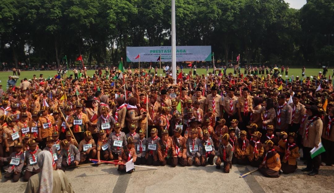Siap Berkompetisi Membangun Negeri, Kwarcab Bojonegoro Selenggarakan Prestasi Siaga Cabang Tahun 2024