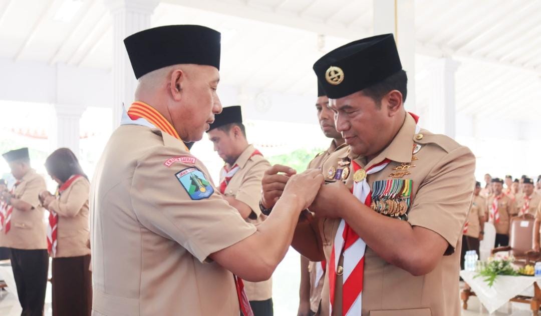 Ketua Kwarda Jatim Lantik Penjabat Bupati Pasuruan Sebagai Ketua Mabicab