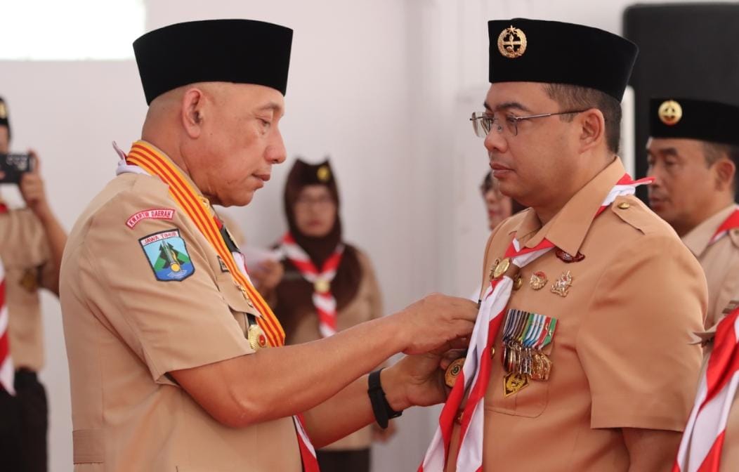 Ketua Kwarda Jatim Lantik Penjabat Wali Kota Madiun Sebagai Ketua Mabicab