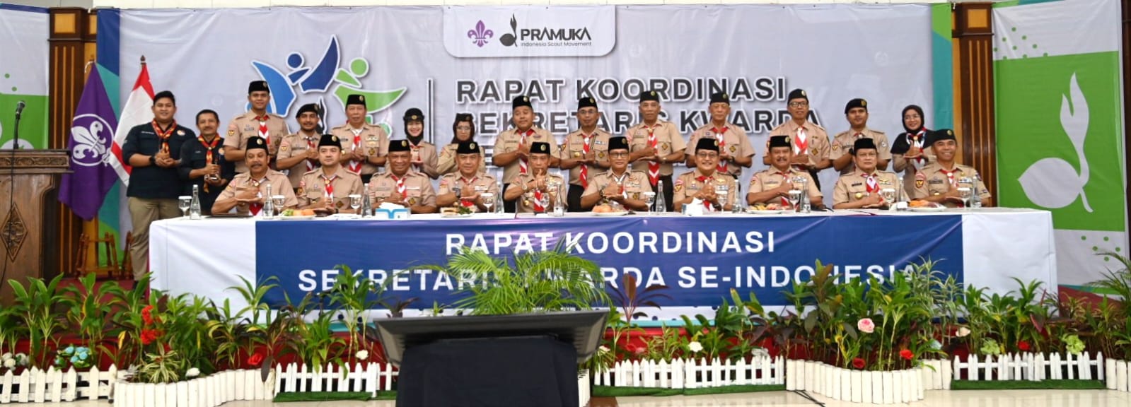 Ketua Kwarnas Buka Rapat Koordinasi Perkuat Jaringan Sekretaris Se Indonesia Demi Kemajuan Gerakan Pramuka