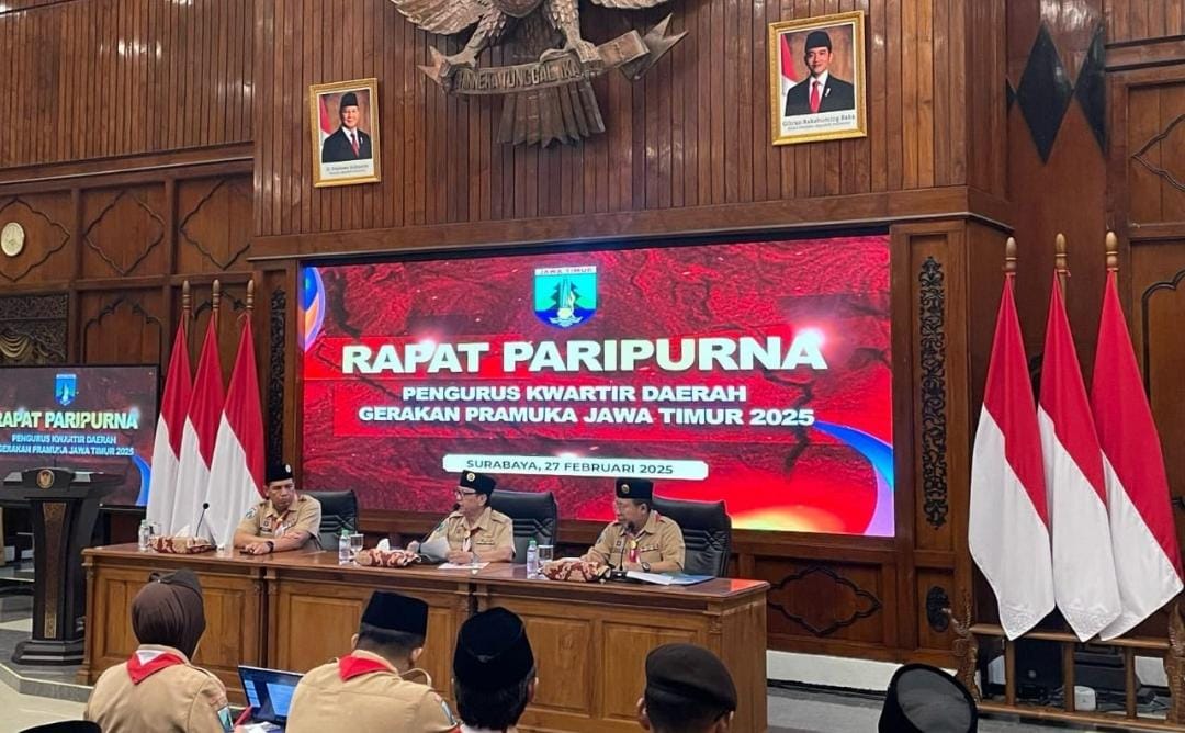 Kwarda Jatim Selenggarakan Rapat Paripurna Arahkan Program Kepramukaan Sesuai Instruksi Presiden Republik Indonesia