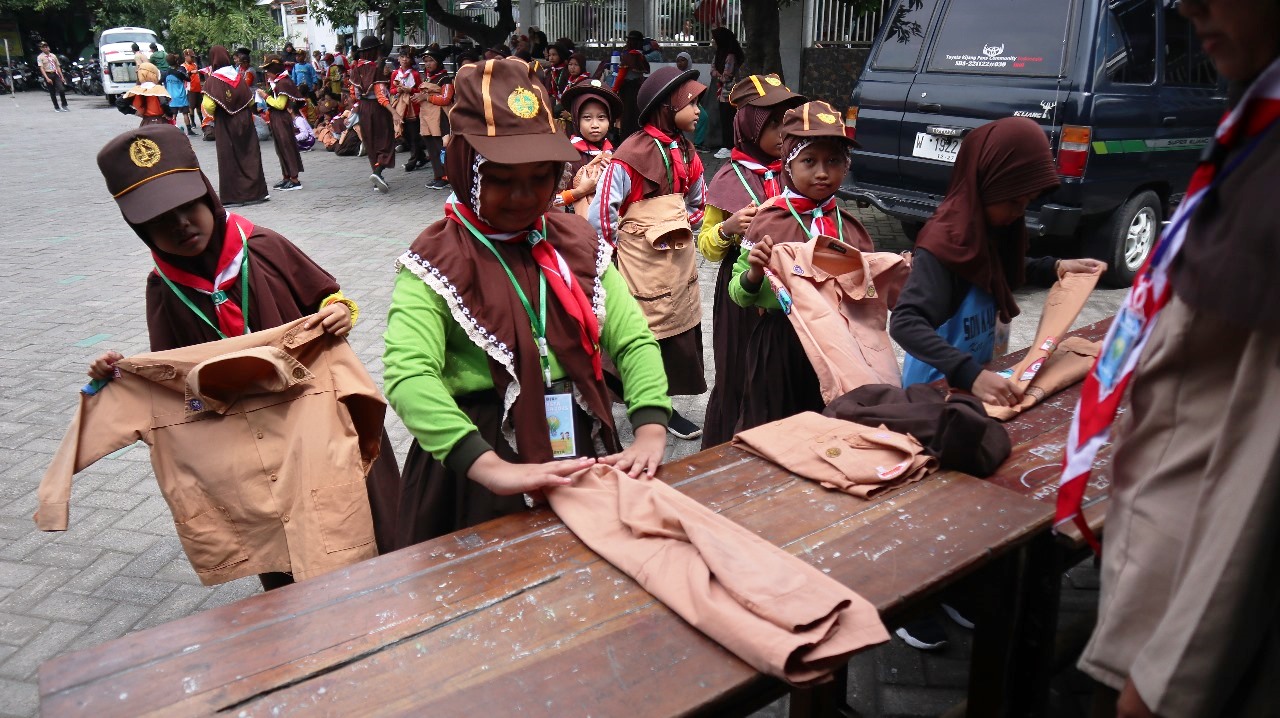 Keseruan Pesta Siaga Kwarran Tanggulangin, Diikuti oleh 100 lebih Pramuka Siaga