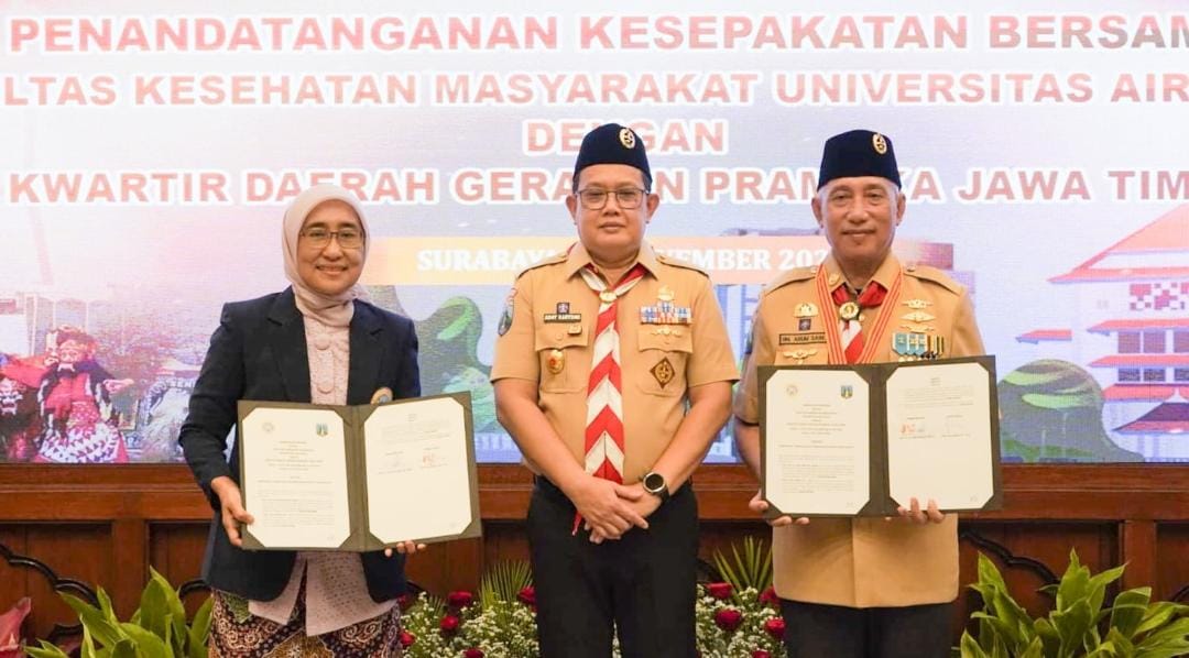 Penerimaan Mahasiswa Baru Magister Kesehatan Lingkungan FKM Unair ada Keistimewaan Khusus Bagi Anggota Gerakan Pramuka Jawa Timur