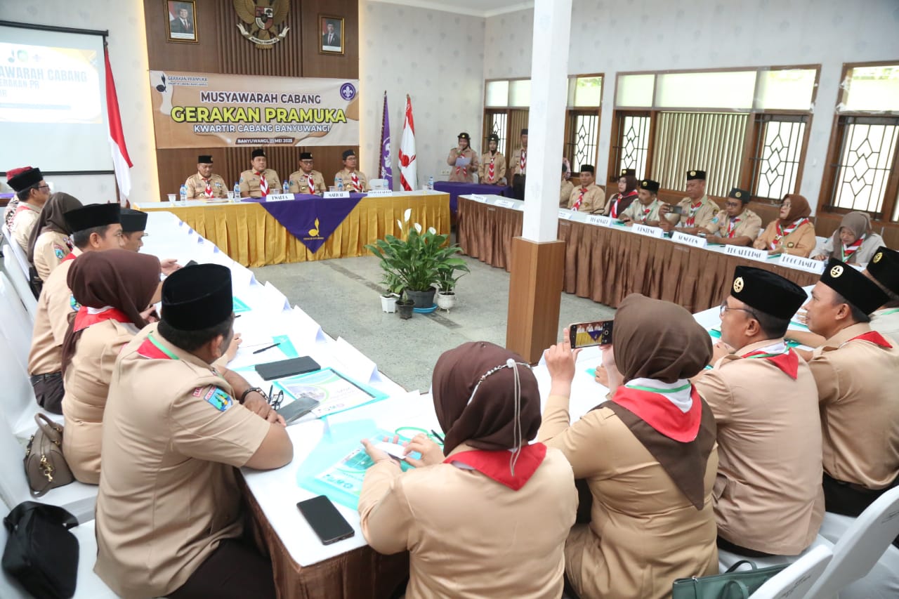 Pramuka Banyuwangi Memasuki Babak Baru, Muscab 2025 Tekankan Kontribusi Nyata dan SDM Unggul