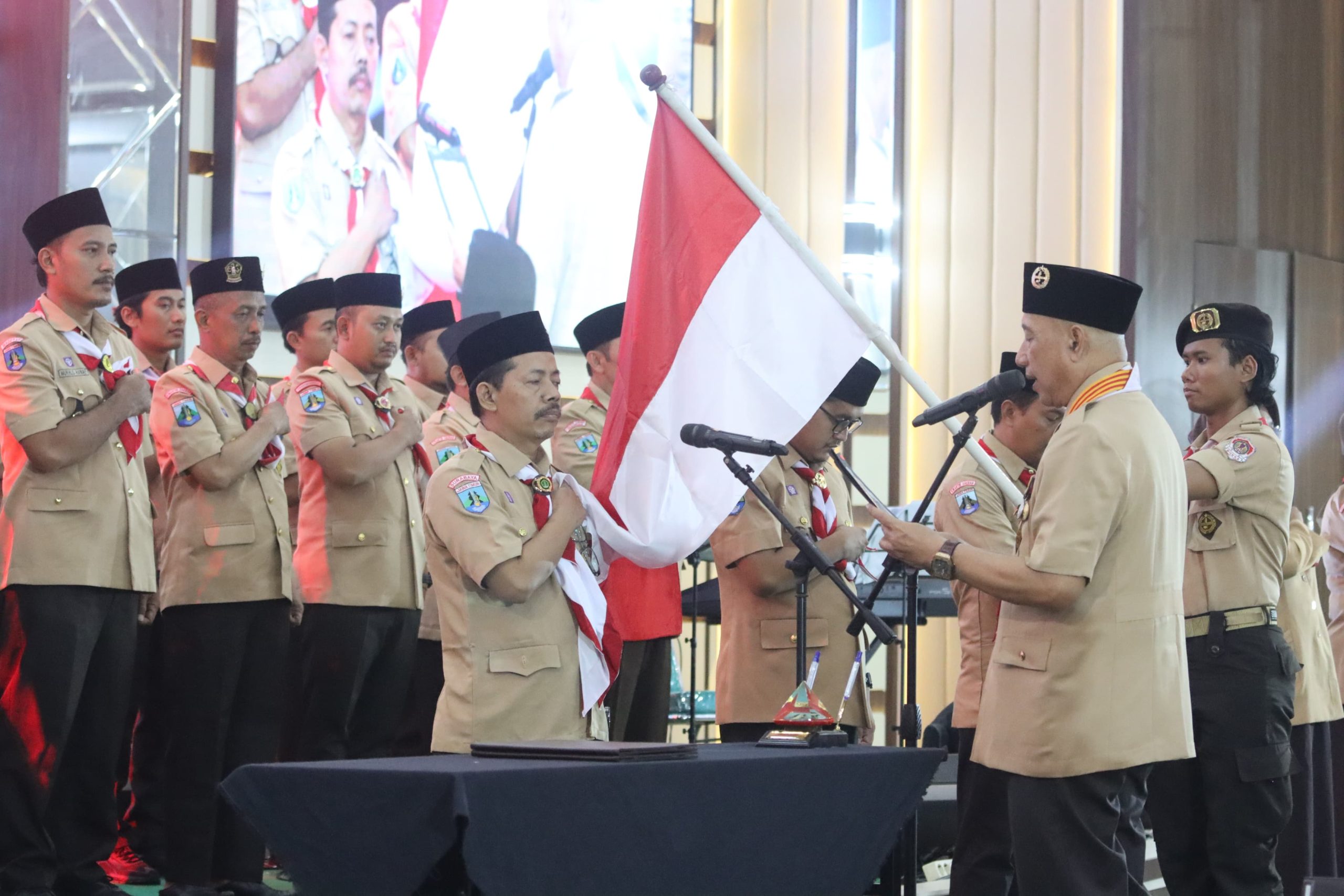 Ketua Kwarda Jatim Lantik PWNU Sebagai Mabisako Ma’arif NU Jawa Timur Masa Bakti 2025-2029