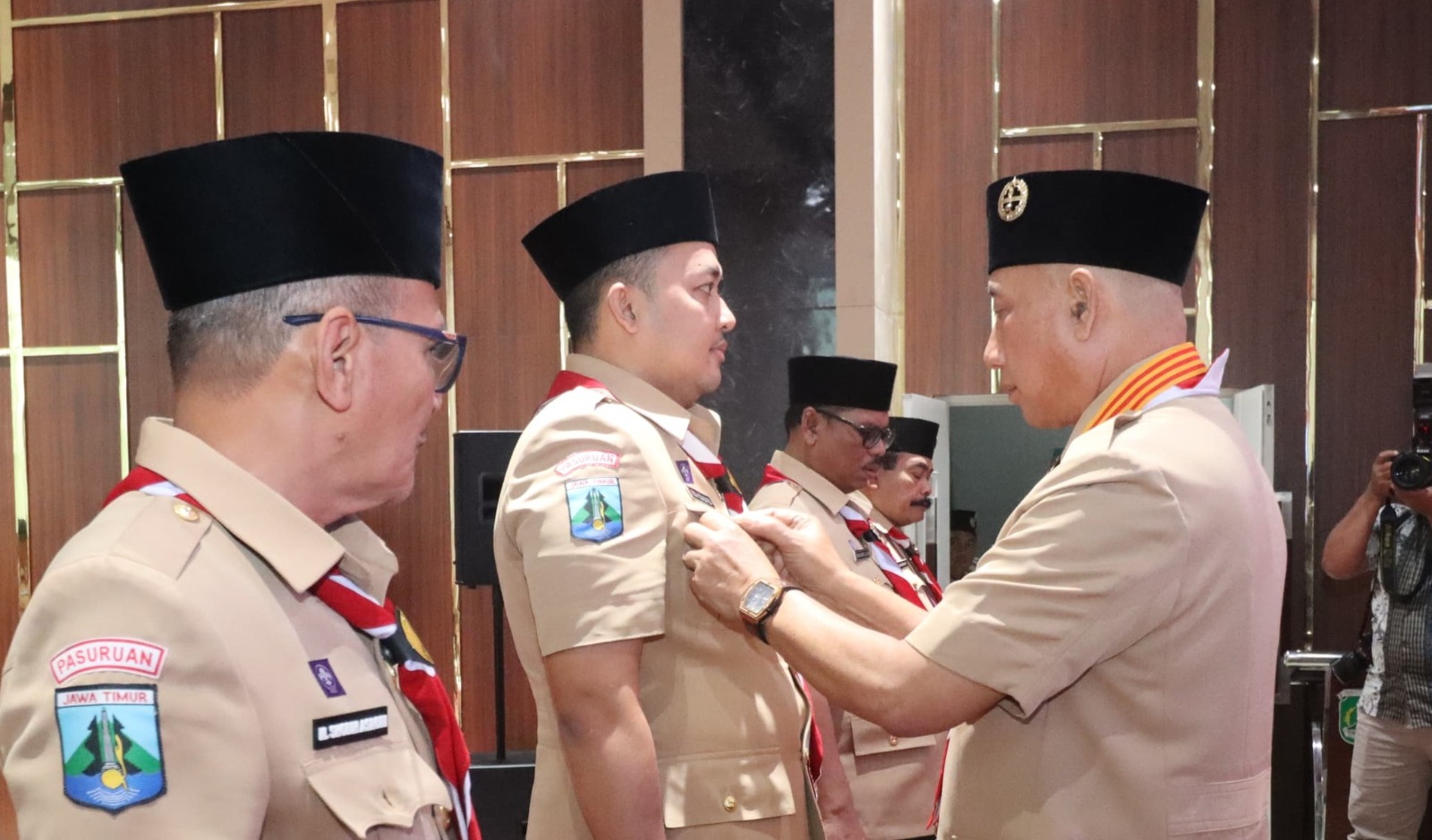 Ketua Kwarda Jatim Lantik Bupati Pasuruan Sebagai Ketua Majelis Pembimbing Cabang Gerakan Pramuka
