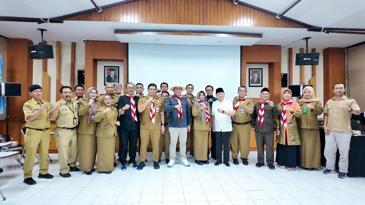 Ketua Kwarda Jatim Terima Kunjungan Kerja Dispora Jatim, Fokus Kolaborasi dan Sinergi Program Kepramukaan