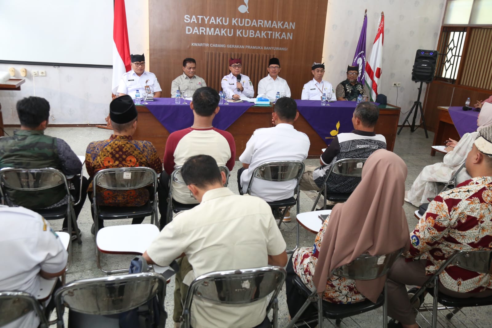 Kwarcab Banyuwangi Mantapkan Konsolidasi dan Persiapan Perkemahan Wirakarya Jatim