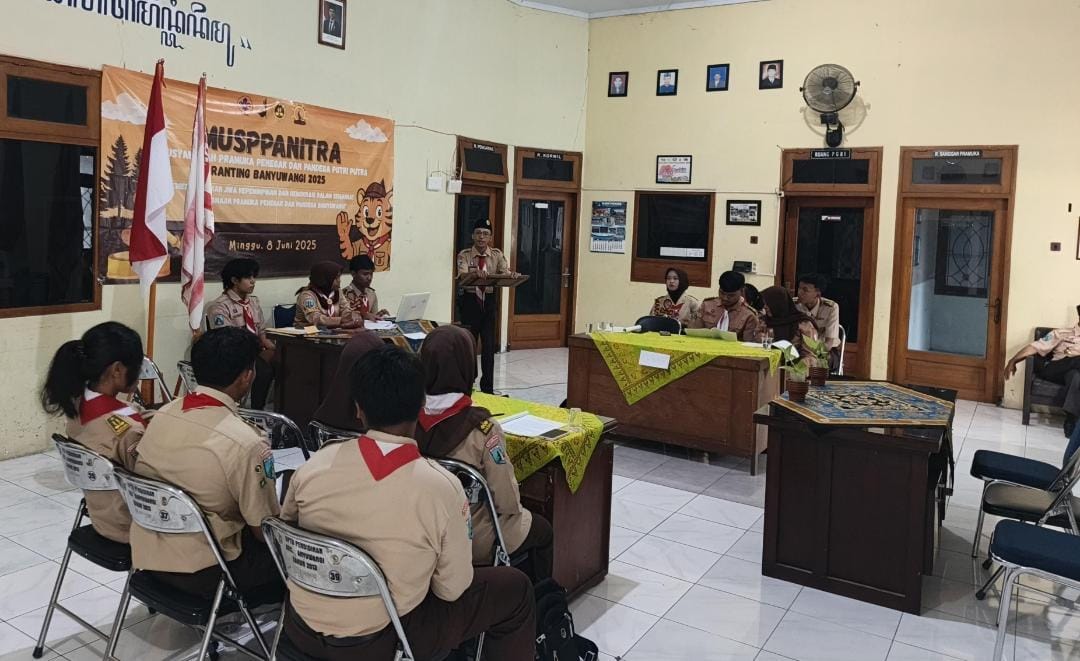 Kwarran Banyuwangi Sukses Gelar Musppanitera, Tekankan Peran DKR sebagai Calon Pimpinan Kwartir