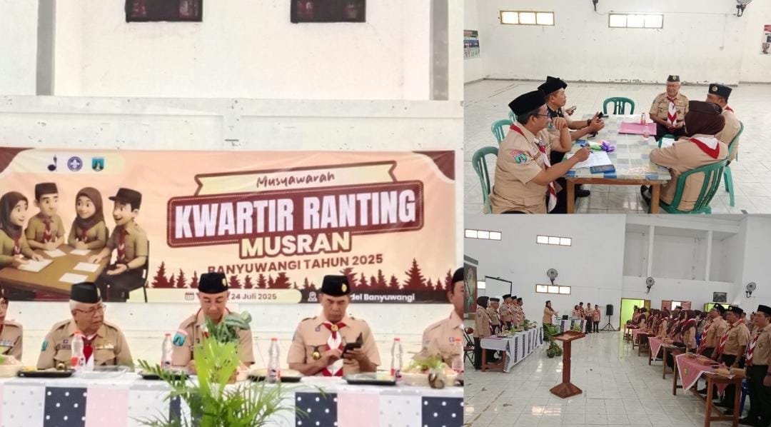 Musyawarah Ranting Banyuwangi 2025 Lahirkan Pemimpin Baru, Siap Perkuat Pembinaan Kepramukaan