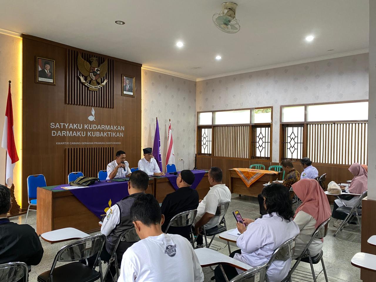 Kwarcab Banyuwangi Matangkan Persiapan Pawai Lampion Hari Pramuka ke-64