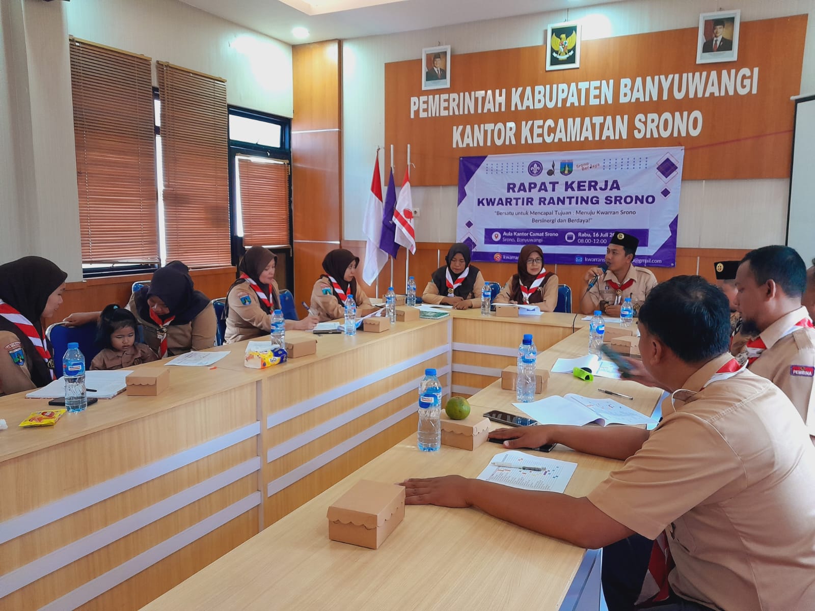 Gelar Rapat Kerja, Kwarran Srono Bahas Program Prioritas tahun 2025-2026