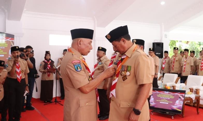 Kakwarda Jatim Lantik Kamabicab Kota Madiun, Sepakati Pembangunan Generasi Emas Indonesia Lewat Pramuka