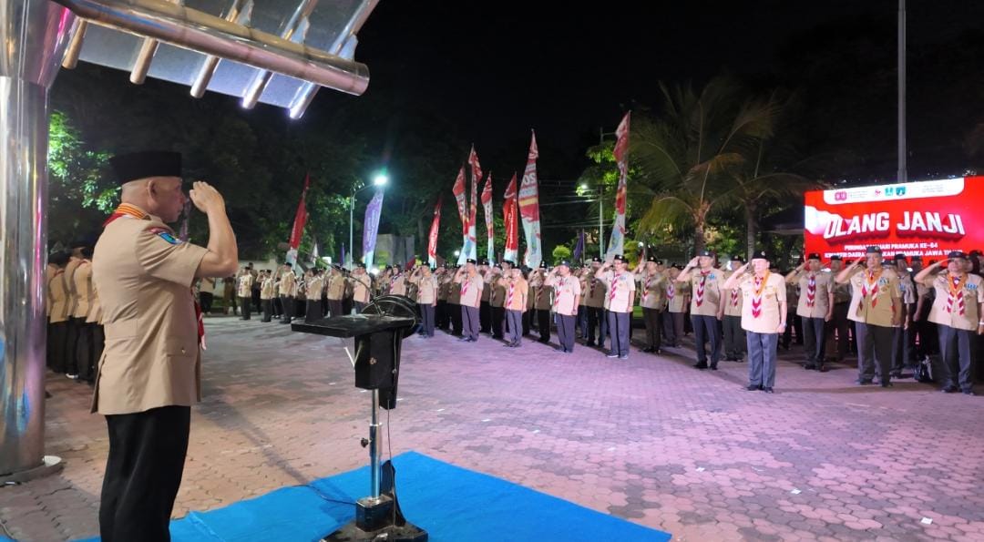 Gelar Ulang Janji dengan Khidmat, Pramuka Jawa Timur Perbarui Janji Suci Hari Pramuka ke-64