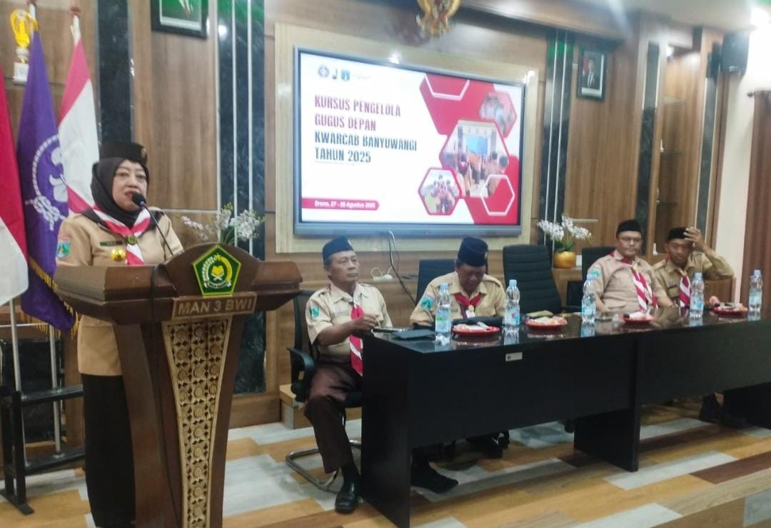Optimis Cetak Gudep Unggul, Kwarran Srono Gelar Kursus Pengelolaan Gugus Depan