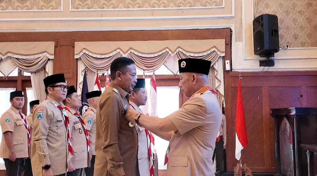 Ketua Kwarda Jatim Lantik Walikota Malang Sebagai Ketua Mabicab Gerakan Pramuka