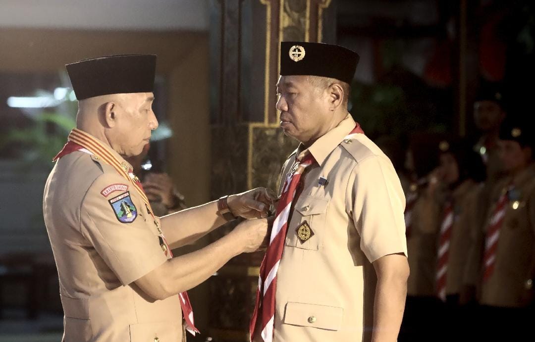 Ketua Kwarda Jatim Lantik Bupati Tulungagung Sebagai Kamabicab, Harapkan Pramuka Garda Terdepan Siapkan Generasi Unggul Masa Depan