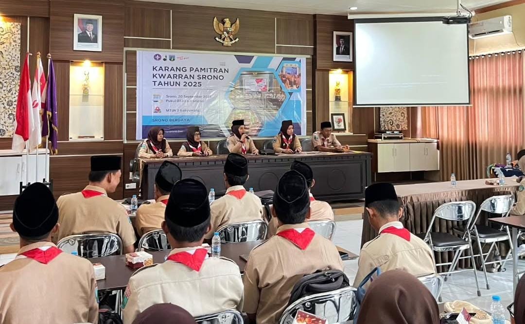 Jelang Penempuhan Pramuka Garuda, Kwarran Srono Gelar Karang Pamitran