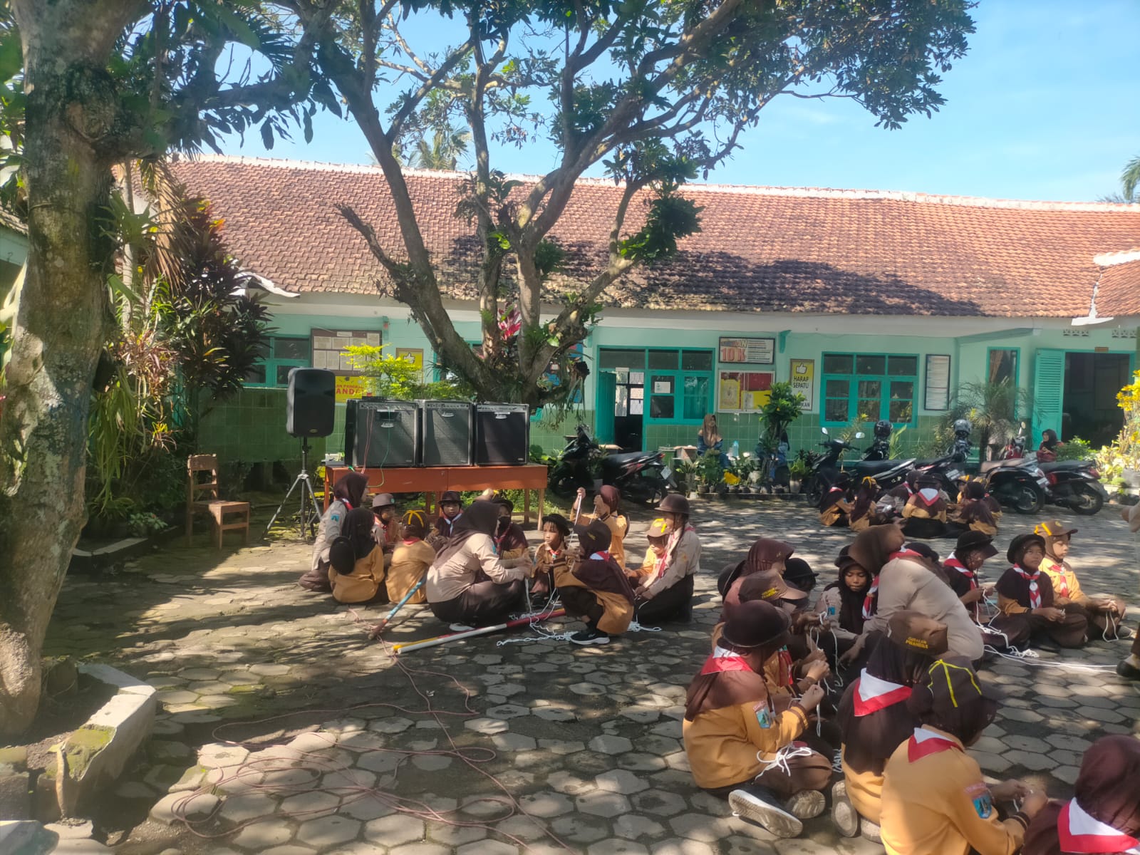 Latihan Gabungan Pramuka Siaga di Singojuruh, Ajarkan Simpul dan Kebersamaan