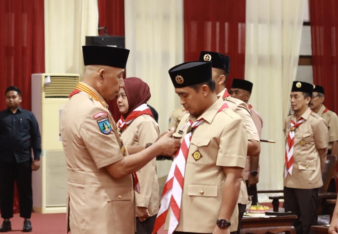 Ketua Kwarda Jatim Resmi Lantik Wali Kota Pasuruan Sebagai Ketua Mabicab Gerakan Pramuka