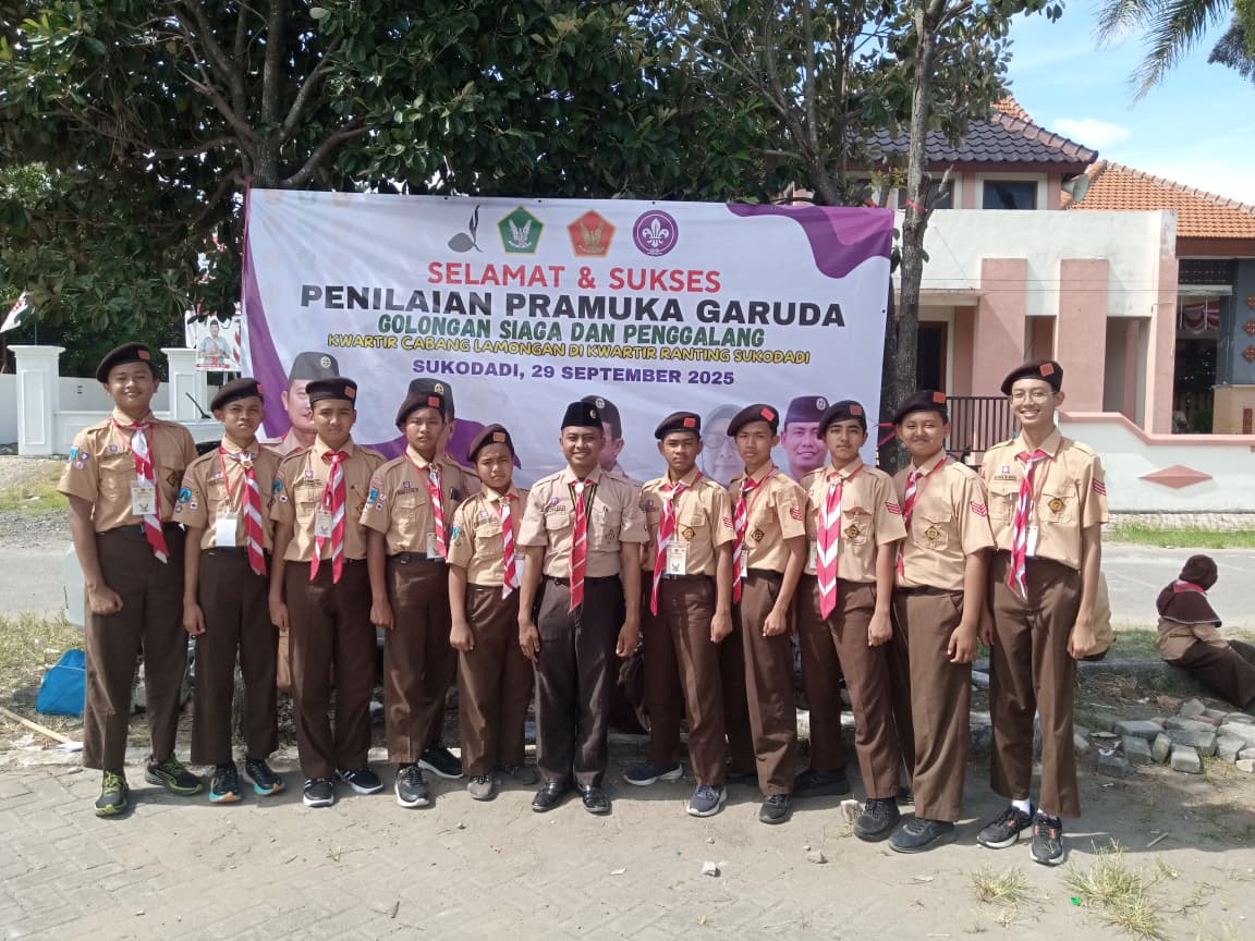 Garuda Muda dari Sabilillah! SMP Islamic Boarding School Lamongan Ikuti Penilaian Penggalang 2025