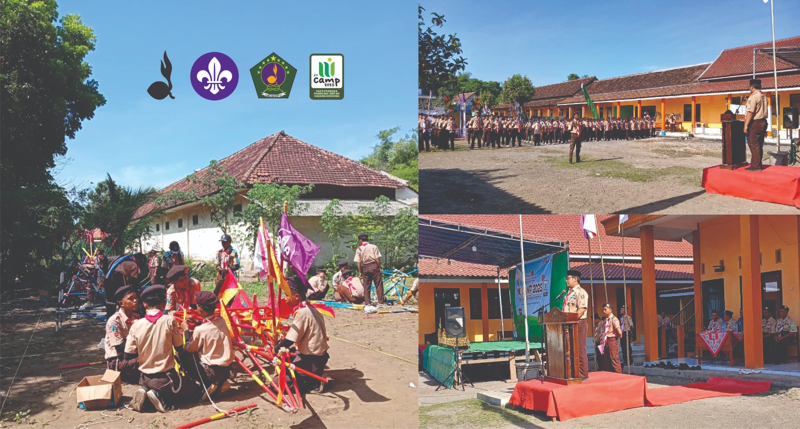 NU Camp 2025: 293 Peserta Ramaikan Perkemahan Edukatif di Bumi Pesantren Al Falah Mojomulyo