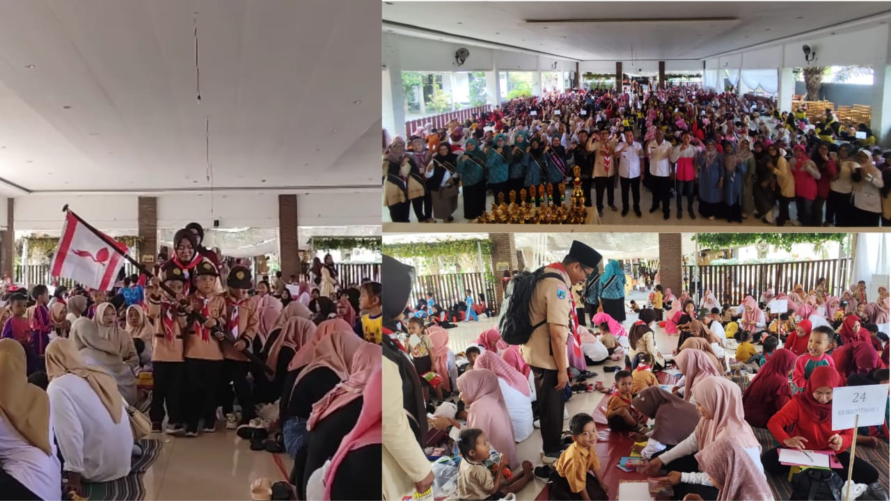 Kwarran Jombang Bergemuruh! 420 Pra-Siaga HIMPAUDI Jombang Tebar Energi Kebahagiaan