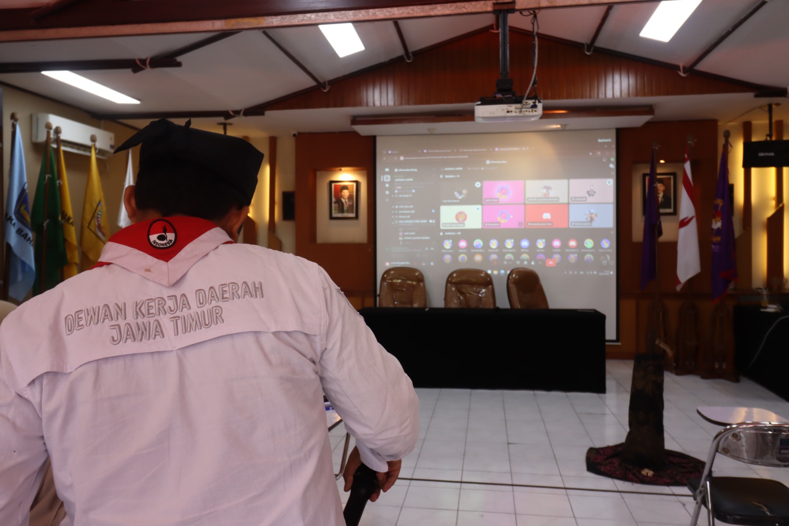 Pramuka Jawa Timur dan Jawa Tengah Bersatu di Ruang Digital, Gelar Kolaborasi JOTI Lintas Kwarda