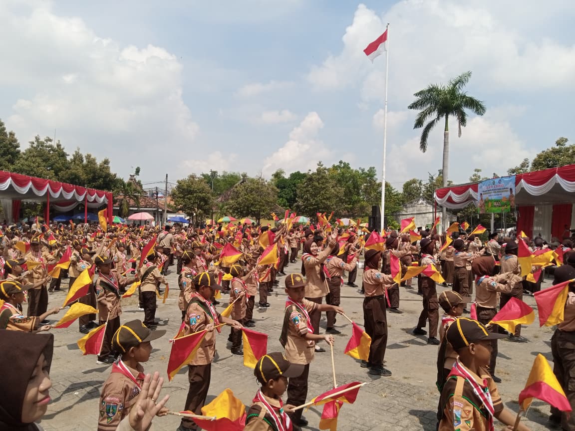 Tumbuh Bersama Jiwa Pramuka: Pelantikan Siaga Garuda Kwarran Turi, Sukodadi, Pucuk, dan Babat Serta Penampilan Massal Semaphore