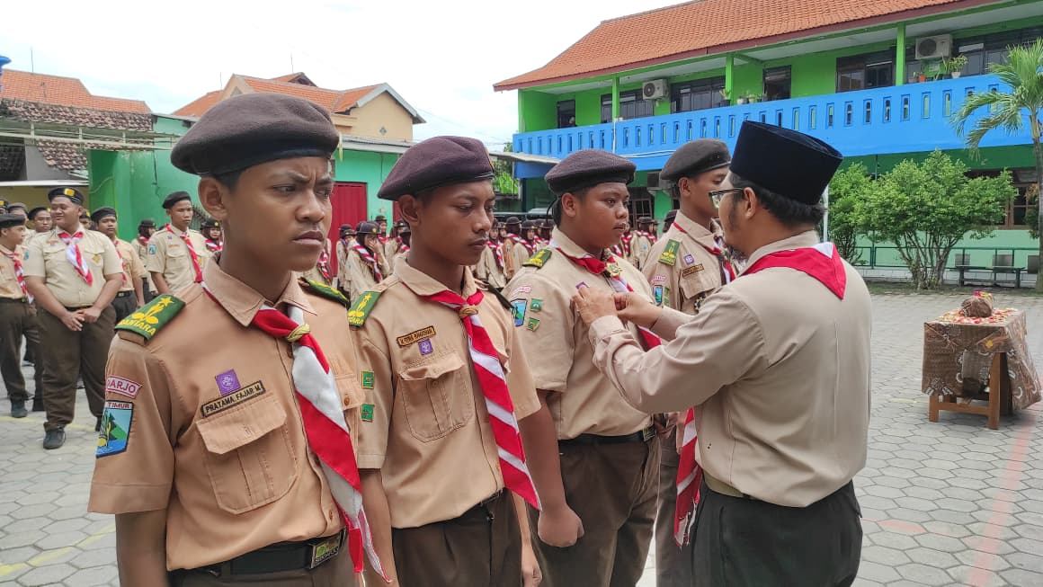 Pramuka SMK Darussalam Perkuat Karakter Lewat Orientasi Tamu Ambalan